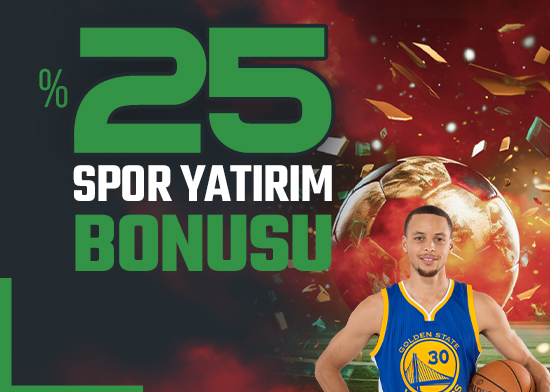 %25 SPOR YATIRIM BONUSU