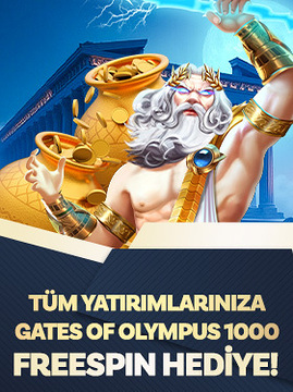 TÜM YATIRIMLARINIZA HEDİYE FREESPIN